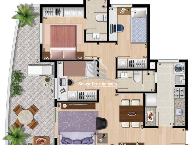 #55280 - Apartamento para Venda em Curitiba - PR - 2