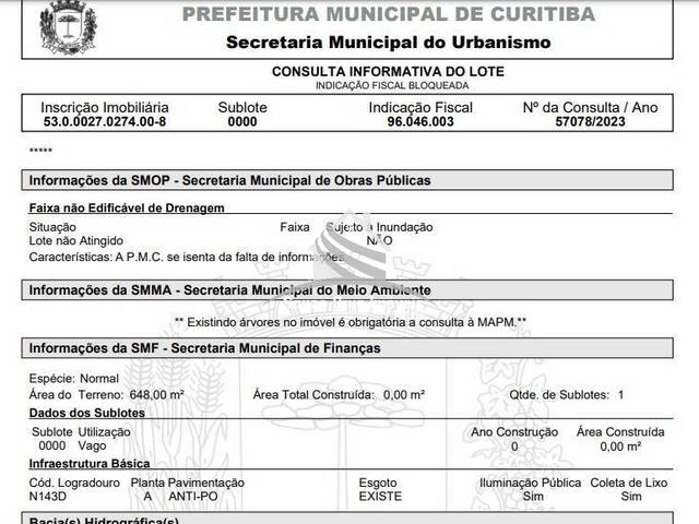 Terreno para Venda em Curitiba - 5