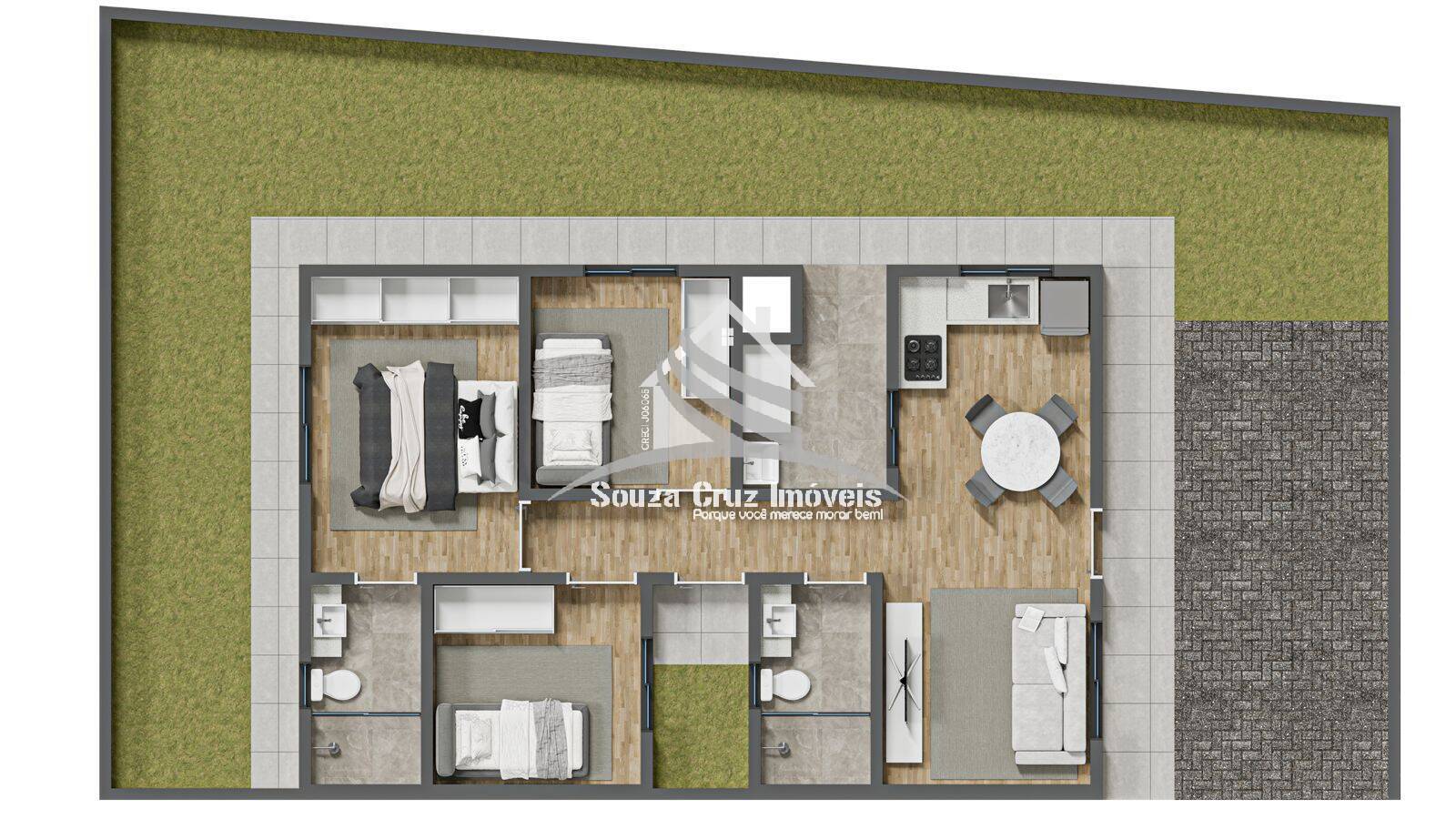 Casa, 3 quartos, 64 m² - Foto 27