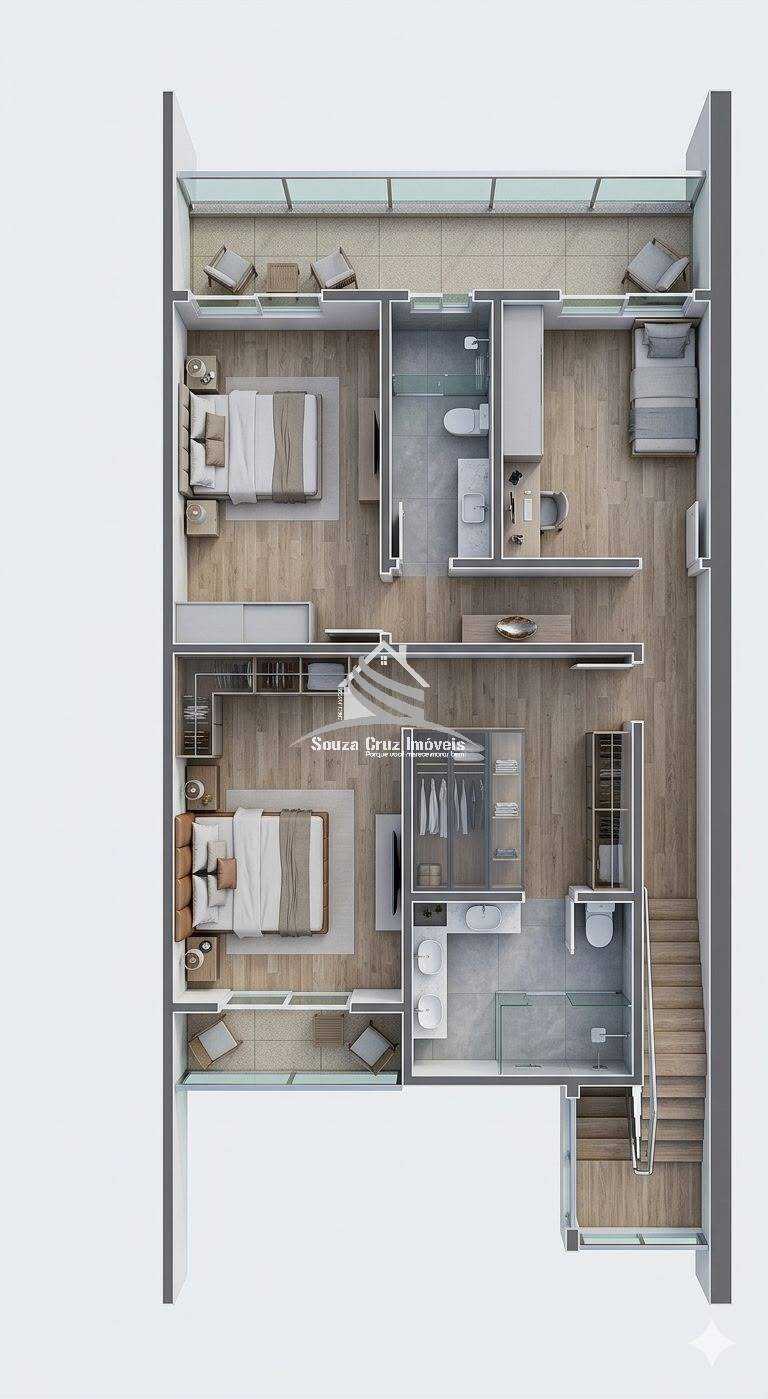 Sobrado, 4 quartos, 196 m² - Foto 16